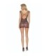 PASSION - BS111 BODYSTOCKING ENCAJE NEGRO