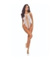 PASSION - BS112 BODYSTOCKING ENCAJE BLANCO