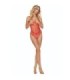 PASSION - BS114 BODYSTOCKING REJILLA ROJO