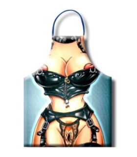 DIABLO PICANTE - DELANTAL SADO MUJER