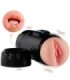 SHEQU - KAY MASTURBADOR DOBLE CON VIBRACIÓN DUAL BOCA Y VAGINA