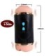 SHEQU - KAY MASTURBADOR DOBLE CON VIBRACIÓN DUAL BOCA Y VAGINA