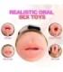 SHEQU - KAY MASTURBADOR DOBLE CON VIBRACIÓN DUAL BOCA Y VAGINA