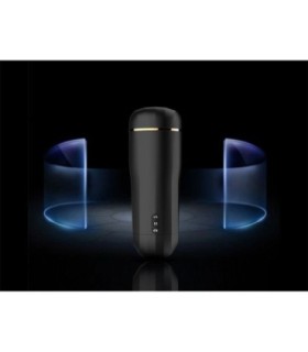 SHEQU - SNOW MASTURBADOR VAGINA CON VIBRACIÓN Y SUCCIONADOR