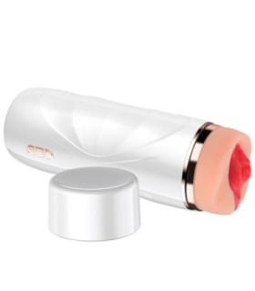 SHEQU - RILEY MASTURBADOR VAGINA CON VIBRACIÓN Y SUCCIONADOR