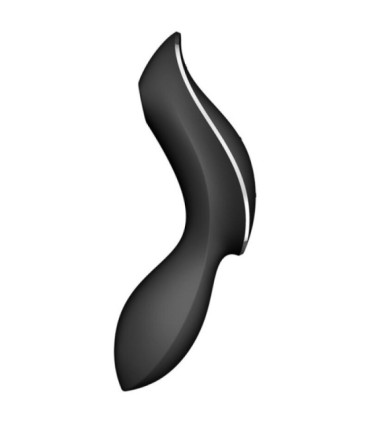 SATISFYER - CURVY TRINITY 2 ESTIMULADOR Y VIBRADOR NEGRO
