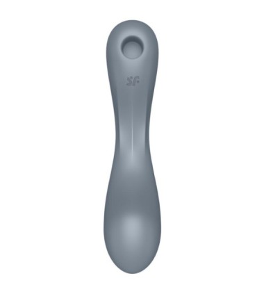 SATISFYER - CURVE TRINITY 1 AIR PULSE VIBRATION GRIS