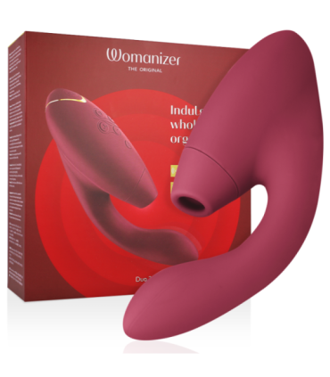 WOMANIZER - DUO 2 ESTIMULADOR BURDEOS