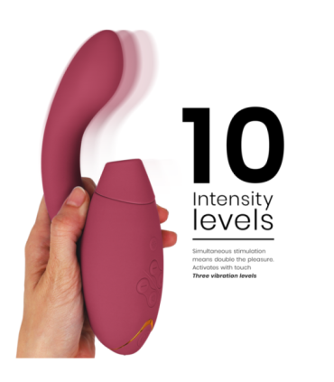 WOMANIZER - DUO 2 ESTIMULADOR BURDEOS
