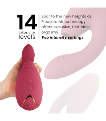 WOMANIZER - DUO 2 ESTIMULADOR BURDEOS