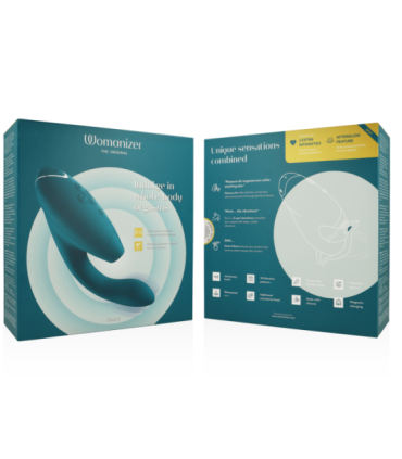 WOMANIZER - DUO 2 ESTIMULADOR AZUL PETRÓLEO