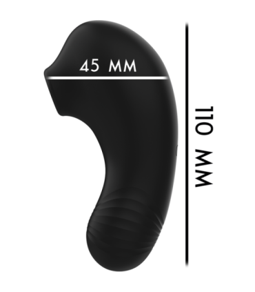 RITHUAL - SHUSHU PRO POCKET ESTIMULADOR CLITORIS 2 POTENTES MOTORES AZABACHE