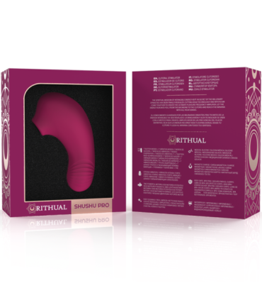 RITHUAL - SHUSHU PRO POCKET ESTIMULADOR CLITORIS 2 POTENTES MOTORES ORQUIDEA