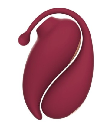 ADRIEN LASTIC - INSPIRATION SUCCIONADOR CLÍTORIS + HUEVO VIBRADOR ROJO - APP GRATUITA