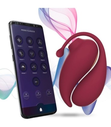 ADRIEN LASTIC - INSPIRATION SUCCIONADOR CLÍTORIS + HUEVO VIBRADOR ROJO - APP GRATUITA