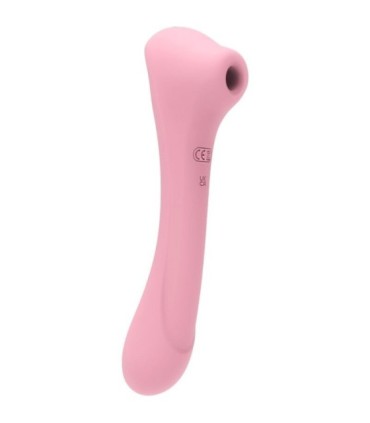 FEMINTIMATE - DAISY MASSAGER SUCCIONADOR Y VIBRADOR ROSA