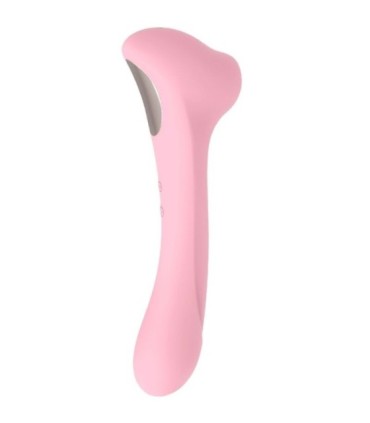 FEMINTIMATE - DAISY MASSAGER SUCCIONADOR Y VIBRADOR ROSA