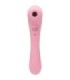 FEMINTIMATE - DAISY MASSAGER SUCCIONADOR Y VIBRADOR ROSA