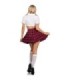 LEG AVENUE - DISFRAZ COLEGIALA CLÁSICO ROJO S/M