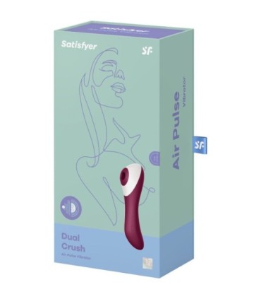 SATISFYER - DUAL CRUSH ESTIMULADOR Y VIBRADOR