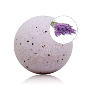 TALOKA - BOMBA DE BAÑO CON AROMA LAVANDA Y PÉTALOS DE ROSA