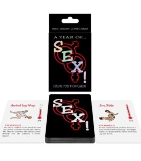 KHEPER GAMES - JUEGO DE CARTAS POSTURAS SEXUALES UN AÑO DE...¡SEXO!  EN