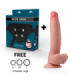 ROCKARMY - ARNÉS + DUAL DENSITY LEOPARD DILDO REALISTA 23 CM -O- 4.77 CM
