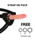 ROCKARMY - HARNESS + LIQUID SILICONE DILDO PREMIUM AVENGER 19 CM -O- 3.98 CM