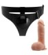 PRETTY LOVE - HARNESS BRIEFS ARNÉS UNIVERSAL CON DILDO TOM 20 CM NATURAL