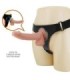 PRETTY LOVE - HARNESS BRIEFS ARNÉS UNIVERSAL CON DILDO KEVIN 19 CM NATURAL