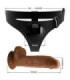 PRETTY LOVE - HARNESS BRIEFS ARNÉS UNIVERSAL CON DILDO MICHEAL 20 CM NEGRO