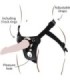 GET REAL - STRAP-ON PLEASURE HARNÉS NEGRO