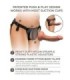 KING COCK - ÉLITE ARNÉS AJUSTABLE CONFORTABLE CON DILDO 17.8 CM