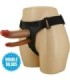 PRETTY LOVE - KEAVEN HARNESS BRIEFS UNIVERSAL & COMFORTABLE DOBLE DILDO