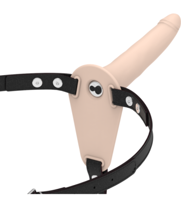 FETISH SUBMISSIVE HARNESS - VIBRADOR SILICONA FLESH 15 CM