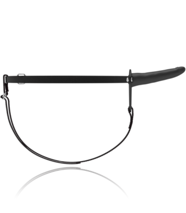 FETISH SUBMISSIVE HARNESS - VIBRADOR SILICONA NEGRO 15 CM