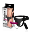 HARNESS ATTRACTION - ARNÉS  WALTER CON VIBRACIÓN 15.5 CM -O- 3.7 CM