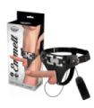 HARNESS ATTRACTION - ARNÉS  EMMETT REALÍSTICO VIBRADOR 16.5 CM -O- 3.7 CM