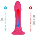 SILEXD - DREAMY DILDO FANTASY SILICONA LIQUIDA TERMOREACTIVO VIOLETA 18.5 CM