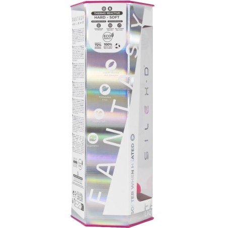 SILEXD - DREAMY DILDO FANTASY SILICONA LIQUIDA TERMOREACTIVO VIOLETA 18.5 CM